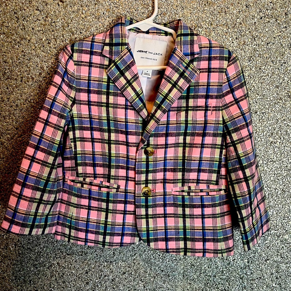 Janie + Jack Sz 3 boys sports coat